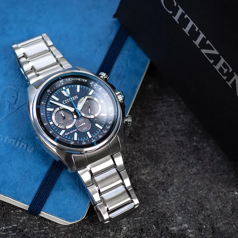 Citizen Eco-Drive Chronograph Aqua-Matic Men's Watch- CA4560-81L